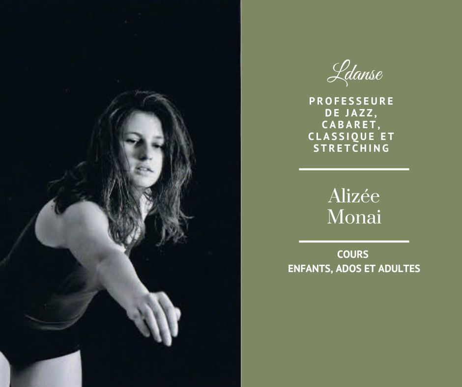 Alizée, professeur de jazz, cabaret, classique et stretching