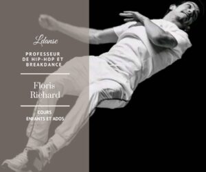 Floris, professeur de hip-hop et breakdance